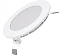 Потолочный светодиодный светильник GAUSS Slim круг 6w 360lm 3000k 939111106