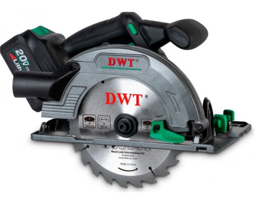 Пила циркулярная аккумуляторная DWT AHKP-20-165 DN-4 BMC купить с доставкой и официальной гарантией