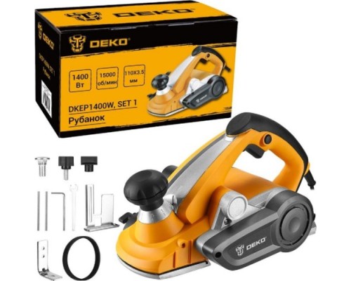 Рубанок сетевой DEKO DKEP1400W SET1 083-1073 купить с доставкой и официальной гарантией Рубанок сетевой DEKO DKEP1400W SET1 083-1073 купить с доставкой и официальной гарантией