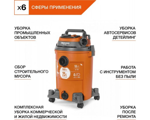 Пылесос сетевой DAEWOO DAVC 2516S