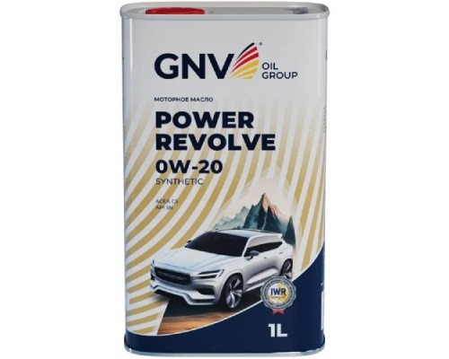 Масло моторное GNV Power Revolve 0W20 1 л (металл. канистра) GPR1M20454040130020001