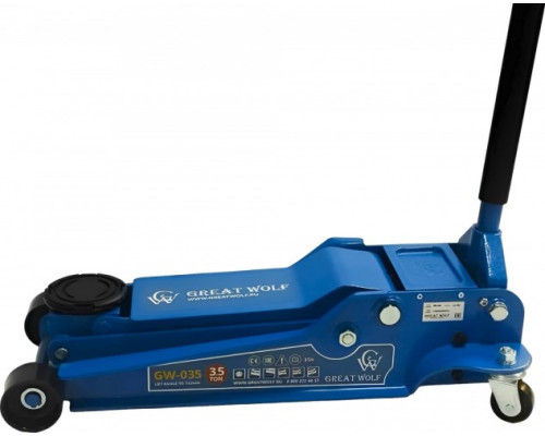 Домкрат подкатной низкопрофильный GREAT WOLF GW-035 3,5 т