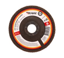 Круг лепестковый Kranz KR-90-0010 торцевой, p24, 125х22,2мм