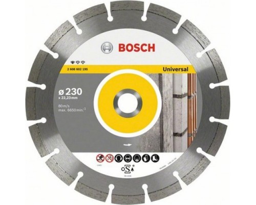 Алмазный диск универсальный BOSCH 230х22.2 мм Standard for Universal [2608615065]