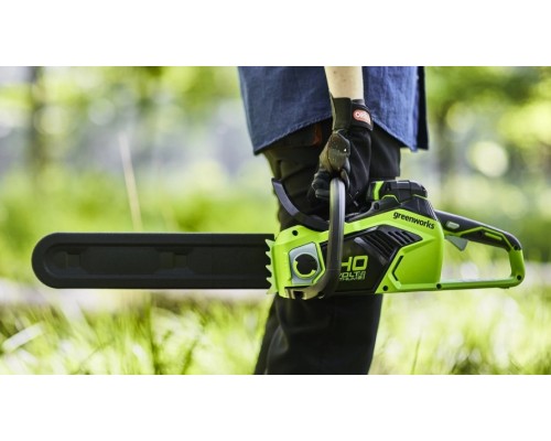 Пила цепная аккумуляторная GREENWORKS GD40CS18K4 бесщеточная (2005807UB) [2005807UB]