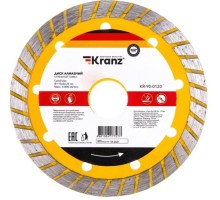 Алмазный диск универсальный Kranz KR-90-0120 отрезной Turbo 115x22,2x2,4x10мм