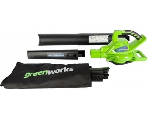 Воздуходувка-пылесос аккумуляторная GREENWORKS GD40BVK4 (24227UB) [24227UB]