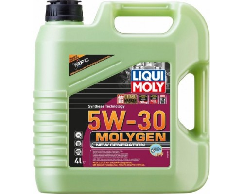 Масло моторное LIQUI-MOLY SAE 5W30 Molygen New Generation DPF 4 л 21225 синтетическое [21225]