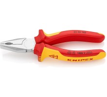 Плоскогубцы диэлектрические KNIPEX 0306160SB 160 мм комбинированные [KN-0306160SB]