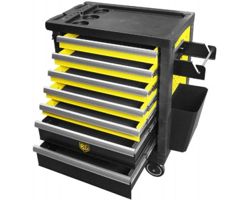 Тележка инструментальная BERGER BG1508, 7 ящиков