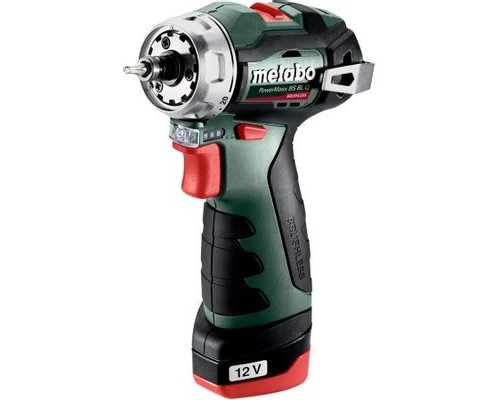 Дрель-шуруповерт аккумуляторная METABO PowerMaxx BS BL Quick 2x2.0 Ач бесщеточная [601749500]