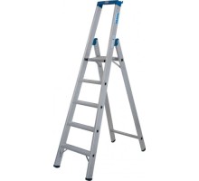 Стремянка алюминиевая KRAUSE STABILO R13 5 перфорированных ступеней 136039