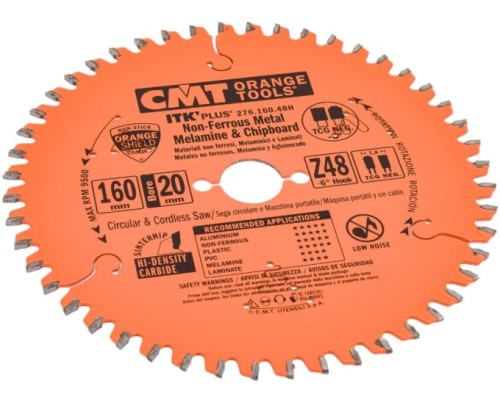 Пильный диск по алюминию СМТ 60x1.8/1.2x20Z48T CGNEG-6° [276.160.48H]