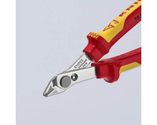 Бокорезы диэлектрические для электроники KNIPEX 7806125 125 мм [KN-7806125]