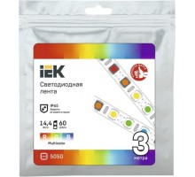 Лента светодиодная IEK LSR-5050RGB60 14,4w 12В IP65 (3 м) [LSR2-3-060-65-3-03]