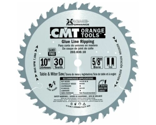 Пильный диск по дереву СМТ 254х3,2/2,2х30Z=30 [203.030.10M]