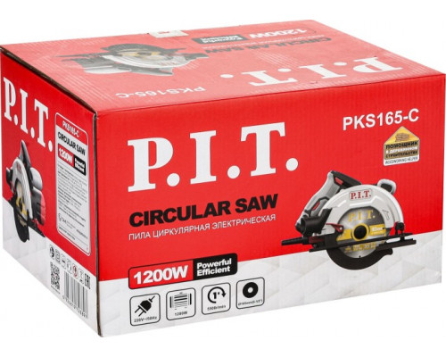 Пила циркулярная сетевая P.I.T. PKS165-C купить с доставкой и официальной гарантией