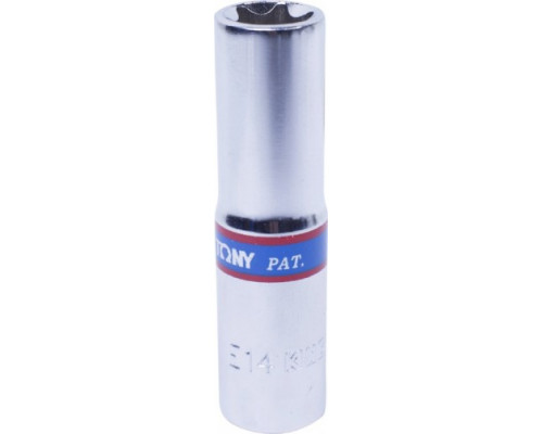 Головка торцевая удлиненная E-Стандарт KING TONY Е14 3/8", 327514М