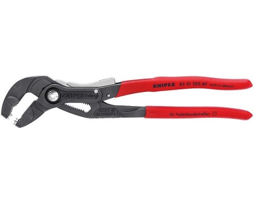 Клещи переставные KNIPEX для пружинных хомутов 8551250 AF 250 мм [KN-8551250AF]