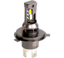 Лампа светодиодная MTF LIGHT серия IMPRESS, H4, 12V, 21W, 2100LM, 6000K,(размер штатн. лампы) HT04K6