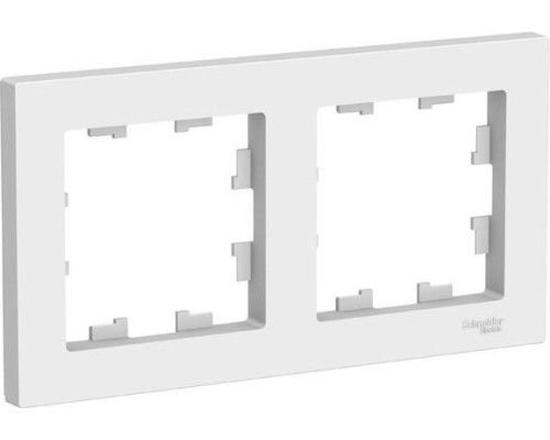 Рамка Systeme Electric AtlasDesign 2-м универсальная, белая ATN000102 [ATN000102]
