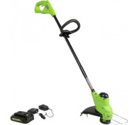 Триммер аккумуляторный GREENWORKS G24LT25K2, 24V 25 см, с 1хАКБ 2Ач и ЗУ 2107207SA