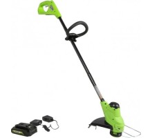 Триммер аккумуляторный GREENWORKS G24LT25K2, 24V 25 см, с 1хАКБ 2Ач и ЗУ 2107207SA