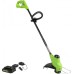Триммер аккумуляторный GREENWORKS G24LT25K2, 24V 25 см, с 1хАКБ 2Ач и ЗУ [2107207SA]