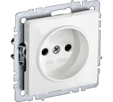 Розетка IEK BRITE РС10-1-0 10а без защ. шторок BR-R10-10-K01