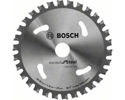 Пильный диск универсальный BOSCH 136х30х20 мм STANDARD FOR STEEL [2608644225]