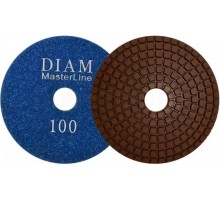 Алмазная тарелка на липучке DIAM АГШК 100*2,5 №100 Master Line (мокрая) [000575]