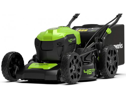 Газонокосилка аккумуляторная GREENWORKS GD40LM46SP 40V, самоходная, б/щ, АКБ 8Ач и ЗУ 2506807UH купить с доставкой и официальной гарантией
