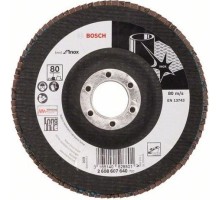 Круг лепестковый торцевой BOSCH 125 мм Р80 Best for Inox [2608607640]