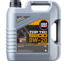 Масло моторное LIQUI MOLY SAE  0W20 Top Tec 6200   4 л 20788 синтетическое [20788]