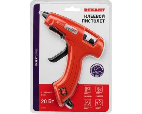 Пистолет термоклеевой сетевой REXANT ЭКСПЕРТ [12-1510]