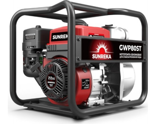 Мотопомпа бензиновая для слабозагрязненной воды SUNREKA GWP80ST 215002