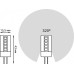 Лампа светодиодная GAUSS G4 g4 12v 4w 410lm 4100k керамика led [207307204]