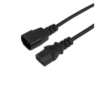 Шнур сетевой REXANT 11-1161 евро-разъем С13-евро-разъем c14, 3x0,75 мм² 1,5м