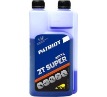 Масло для 2-тактных двигателей PATRIOT Super Active 2T 0,946 л полусинтетическое с дозатором 850030569