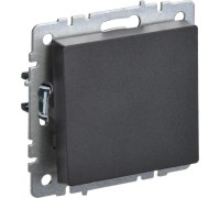 Выключатель одноклавишный IEK BRITE ВС10-1-0-БрЧ 10А черный BR-V10-0-10-K02