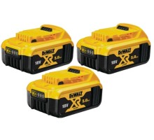 Набор АКБ и ЗУ DeWALT 18V XR 5.0 Ач Li-Ion (3шт.) + DCB184 [DCB184P3]