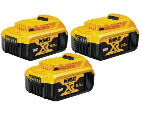 Набор АКБ и ЗУ DeWALT 18V XR 5.0 Ач Li-Ion (3шт.) + DCB184 [DCB184P3]