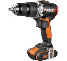 Дрель-шуруповерт аккумуляторная Worx WX373 ударная, бесщеточная