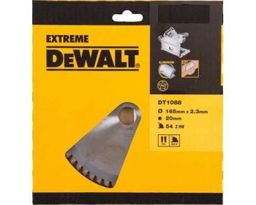 Пильный диск по дереву DeWALT 165х54тх20 мм. Extreme DT1088-QZ [DT1088-QZ]