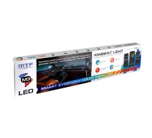 Подсветка салона MTF LIGHT SMART SYMPHONY M3, 18 элем., (полосы в двери накл. 60см x2,70см x2) AL18C67