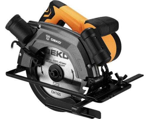Пила циркулярная сетевая DEKO CS1250-D 165мм 083-1100 купить с доставкой и официальной гарантией