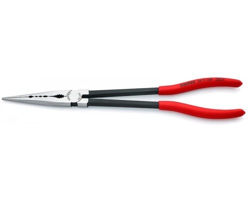 Плоскогубцы KNIPEX KN-2871280SB монтажные юстировочные, для труднодоступных мест,