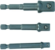 Набор адаптеров для торцевых головок Sturm 1041-04-S3AD HEX6-SQ 1/4
