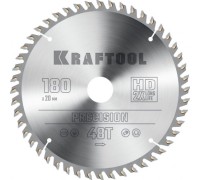 Пильный диск по дереву KRAFTOOL 36952-180-20 PRECISSION 180х20мм 48T
