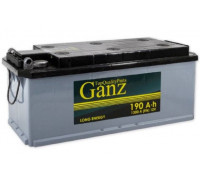 Аккумулятор GANZ Standart 190 A/ч R+ 514x218x210 EN1 300 A под болт GAT1904
